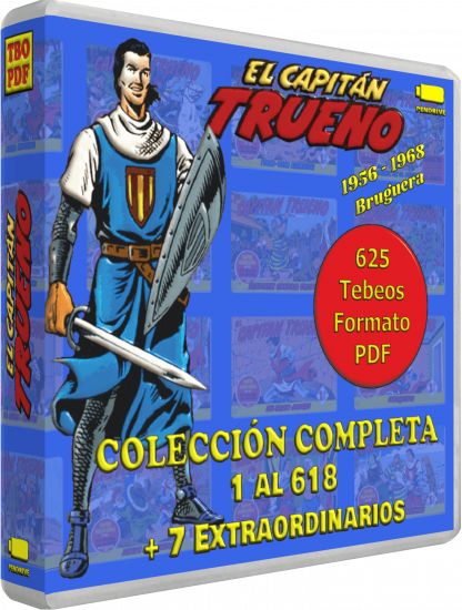 EL CAPITÁN TRUENO - Colección Completa - 625 Tebeos En Formato PDF