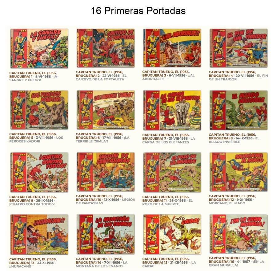 EL CAPITÁN TRUENO - Colección Completa - 625 Tebeos En Formato PDF