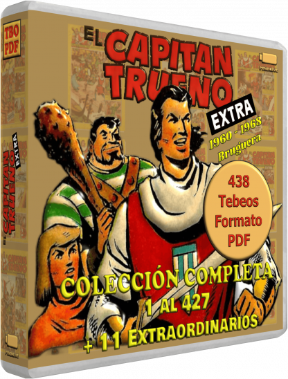 EL CAPITÁN TRUENO EXTRA - Colección Completa - 438 Tebeos En Formato PDF