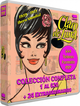 CLARO DE LUNA - Colección Completa - 644 Tebeos En Formato PDF