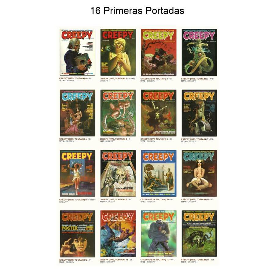CREEPY - 1ª y 2ª Época - Colección Completa - 106 Tebeos En Formato PDF