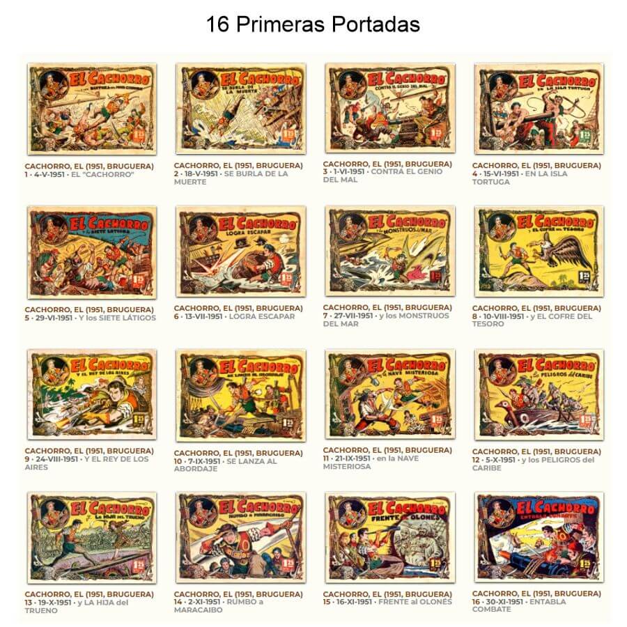 EL CACHORRO - Colección Completa - 214 Tebeos En Formato PDF