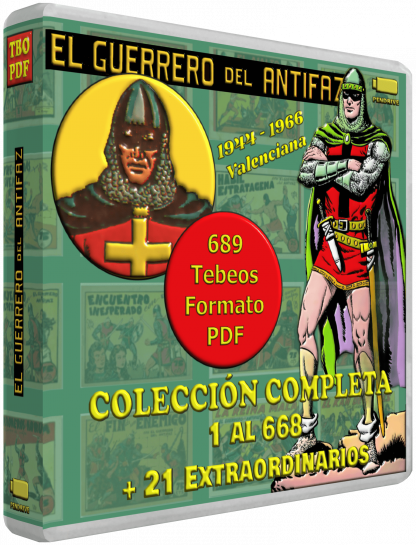 EL GUERRERO DEL ANTIFAZ - Colección Completa - 689 Tebeos En Formato PDF