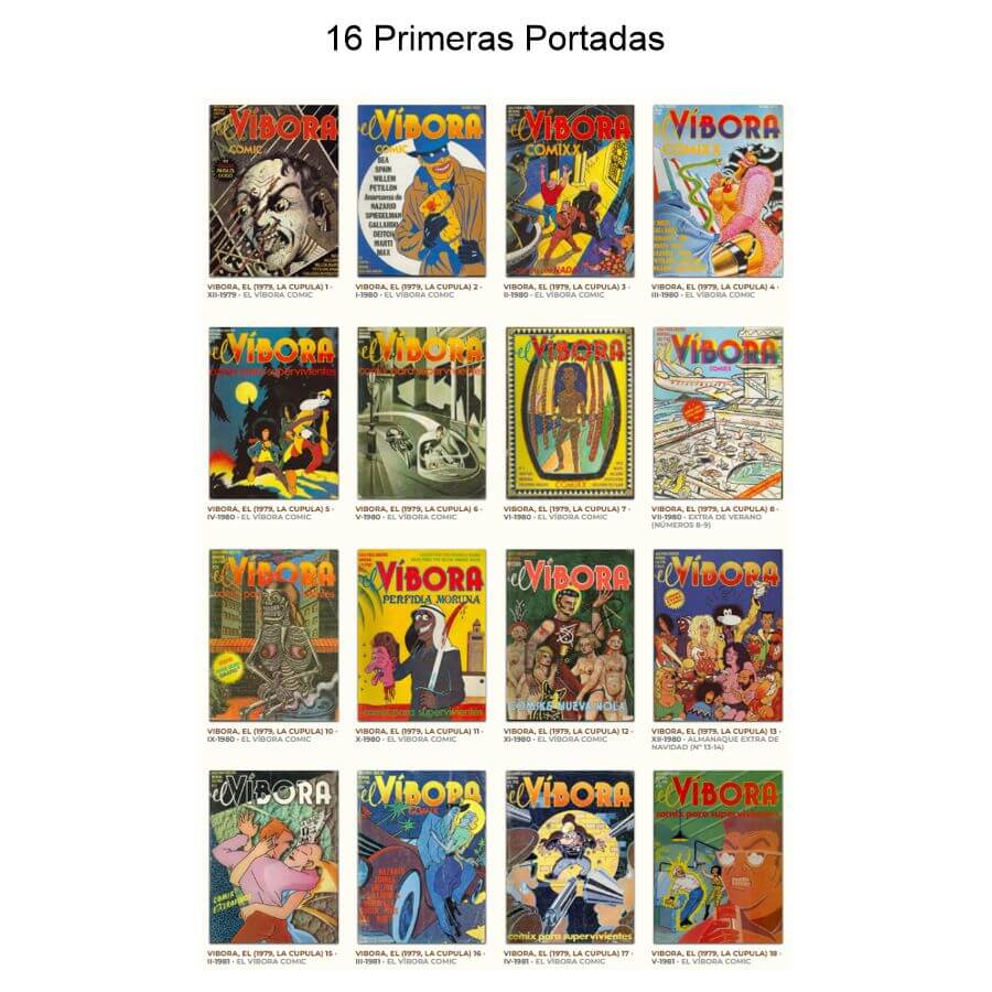 EL VÍBORA - Colección Completa - 303 Tebeos En Formato PDF