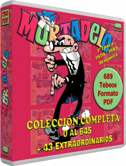 MORTADELO - 1ª Época - Colección Completa - 689 Tebeos En Formato PDF