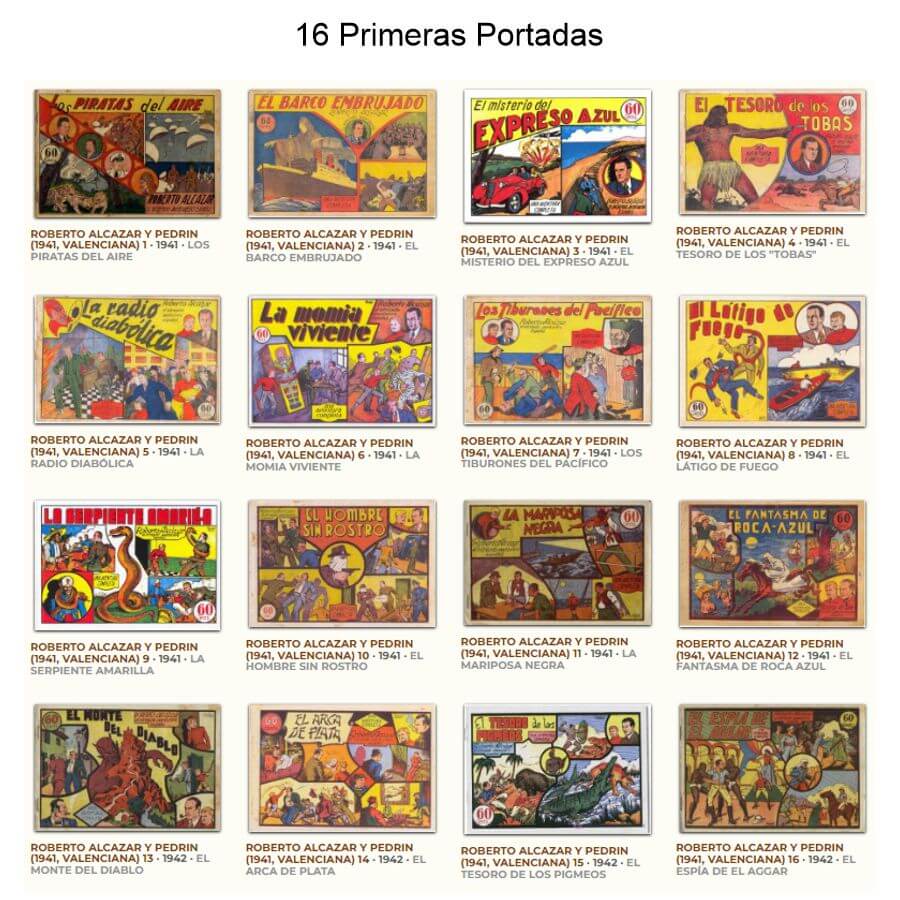 ROBERTO ALCÁZAR Y PEDRÍN - Colección Completa - 1253 Tebeos En Formato PDF
