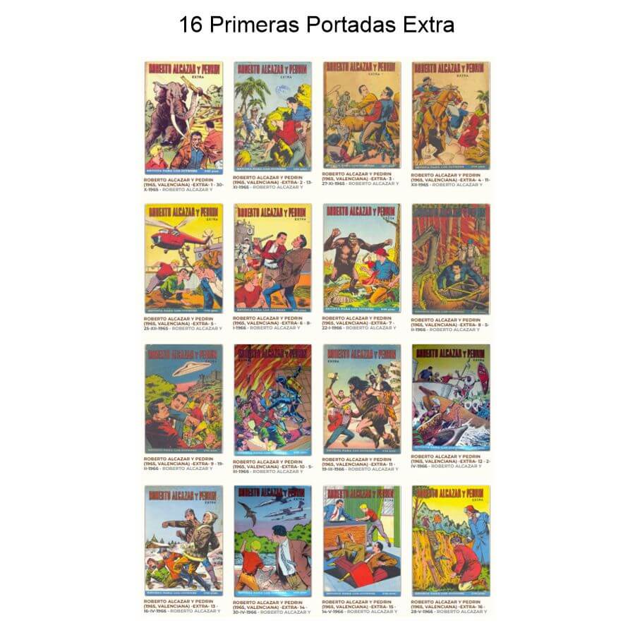 ROBERTO ALCÁZAR Y PEDRÍN - Extra y Color - 371 Tebeos En Formato PDF