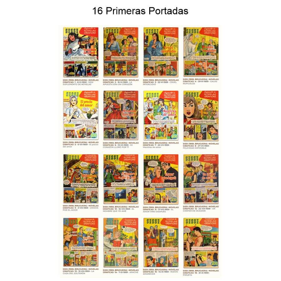 SISSI - Novelas Gráficas - Colección Completa - 221 Tebeos En Formato PDF