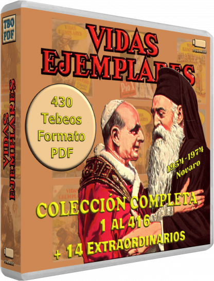 VIDAS EJEMPLARES - Colección Completa - 430 Tebeos En Formato PDF